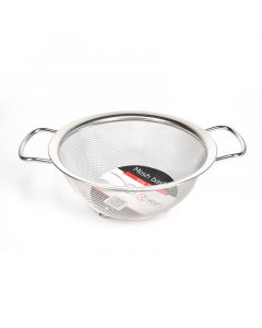 Steel strainer with two hands, size 21.5