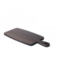 A large burned wood plate