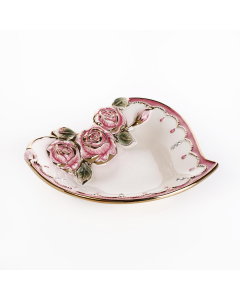 Deep porcelain serving dish