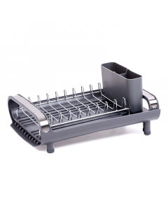 Gray dish drying rack