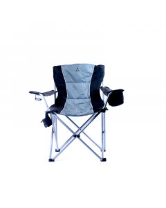 Gray travel chair