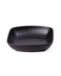 Black porcelain plate