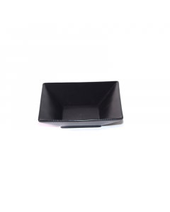 Porcelain, deep black plate