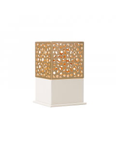 Small gilded gray incense burner