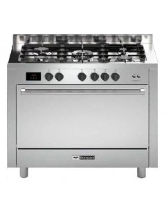 Bompani gas oven, 5 burners, silver, 60 x 90 cm