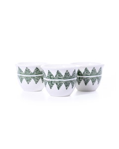 A set of coffee cups of 12 pieces