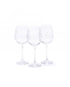 Crystal glasses set, 3 pieces, 450 ml