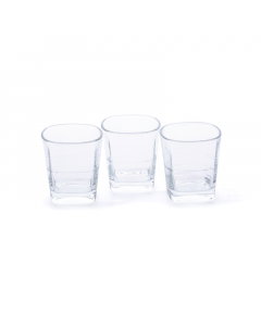 Glass cup set 4 pieces 266 ml