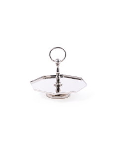 Small silver hexagonal presentation belt