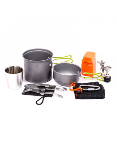 8-piece travel cookware set