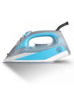 Al Saif steam iron, blue ceramic base, 2200 watts