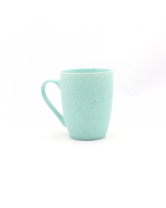 Porcelain cup with light green hand