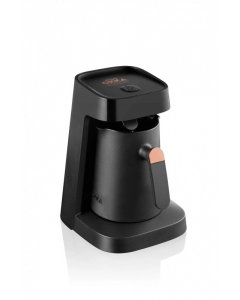 Black copper small Turkish coffee machine