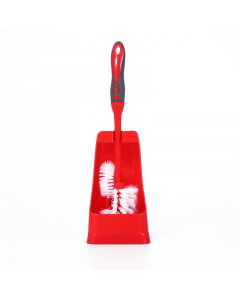 Toilet brush with seat
