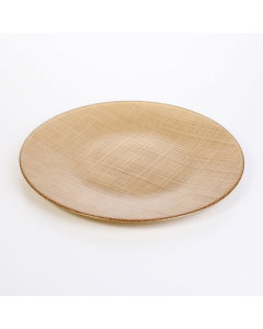 Gold glass serving bowl