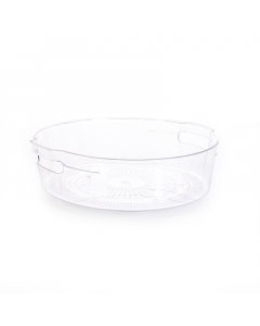 circular plastic serving bowl