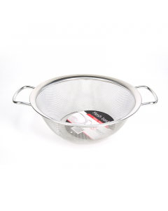 Steel strainer with two hands, size 24