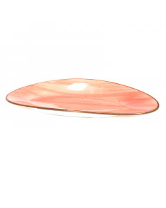 Orange Porcelain plate