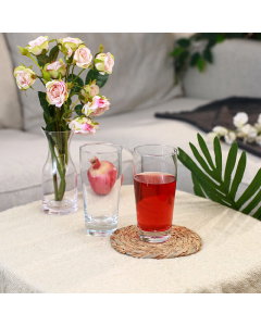 Glass cup set 4 pieces 300 ml