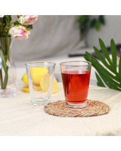 Glass cup set 4 pieces 171 ml