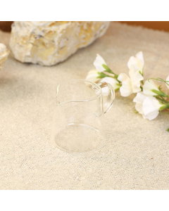 Glass coffee milk cup