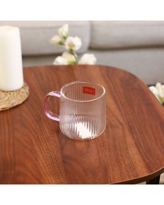 Purple glass cup