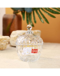 Glass tmreya with lid