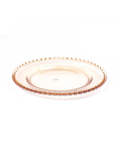 Large glass serving dish