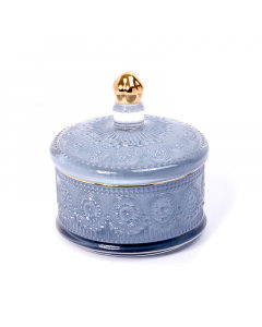 Gray sweets bowl
