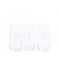 Crystal glasses set, 3 pieces, 460 ml