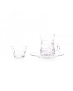 Crystal Bialat and Fanajil set, 18 pieces