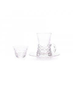 Crystal Bialat and Fanajil set, 18 pieces