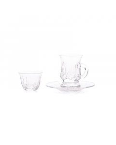 Crystal Bialat and Fanajil set, 18 pieces