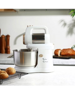 Home elec stand mixer 3 liters 300 watts small white