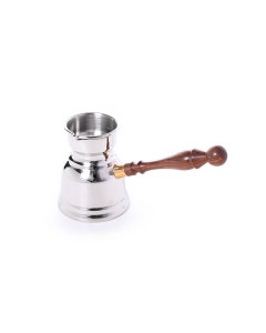 Turkish coffee pot, steel, size 4, Indian