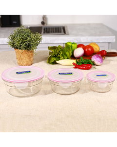 Korean furnace glass folders set 3 pieces