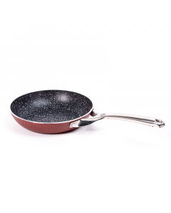 A stove in one hand
