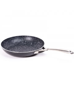 A stove in one hand