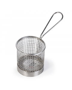 Deep circular Frying pan basket(