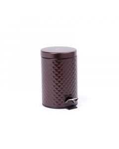 Pedal bin 3 liter brown