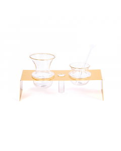 Gold tea and coffee set
