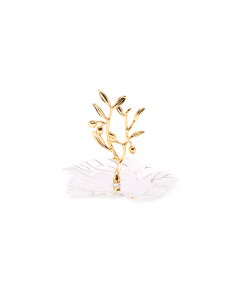 A sweet bag in the form of golden silver paper