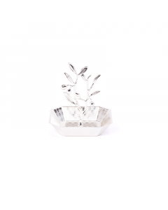Sweet tray with a golden silver strap