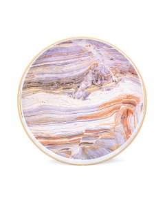 White marble serving tray