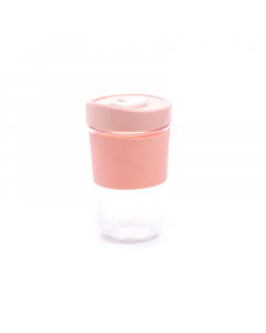 Pink silicone cup