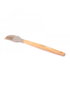 Silicone wooden brush