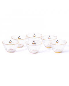Large set of 6 coffee cups