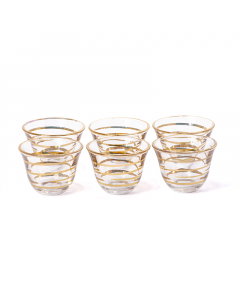 A set of 6-piece princess coffee cups