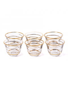 A set of 6-piece princess coffee cups