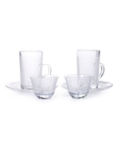 A set of drill bits and cups, 18 pieces